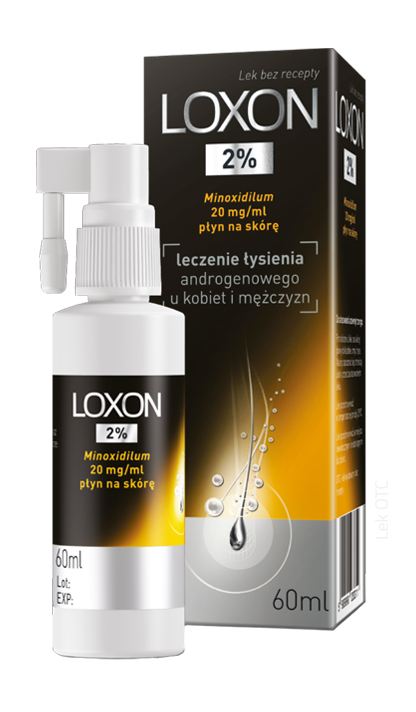 Loxon 2% - packshot kartonik z butelką